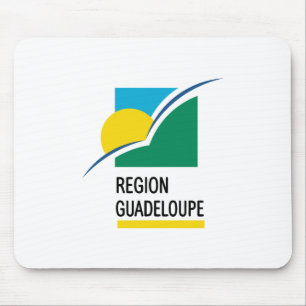 Guadeloupe-Flagge Mousepad