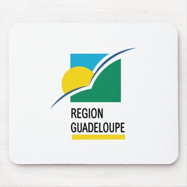 Guadeloupe-Flagge Mousepad (Vorne)