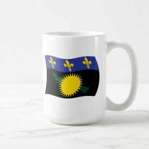 Guadeloupe Flagge Tasse