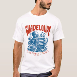 Guadeloupe Französische Westindischen Inseln T-Shirt