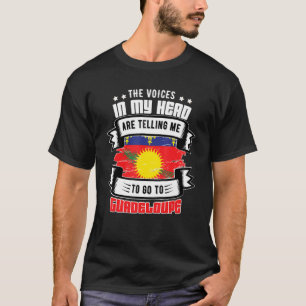 Guadeloupe in meinem Kopf T-Shirt