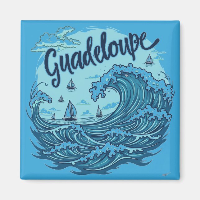 GUADELOUPE MAGNET (Vorne)