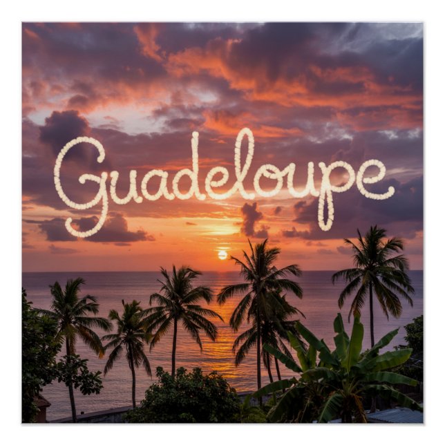 GUADELOUPE POSTER (Vorderseite)