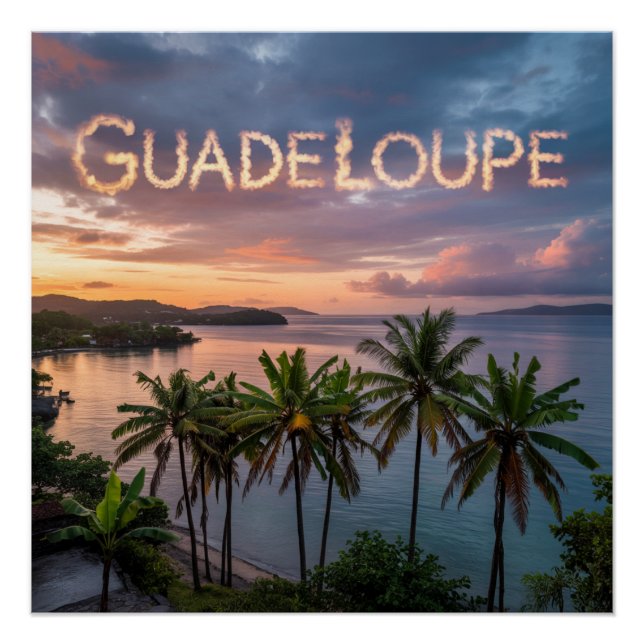 GUADELOUPE POSTER (Vorderseite)