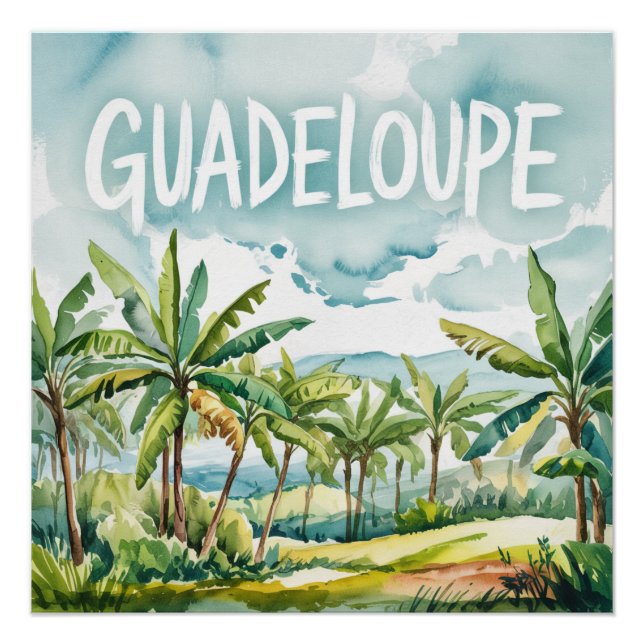 GUADELOUPE POSTER (Vorderseite)