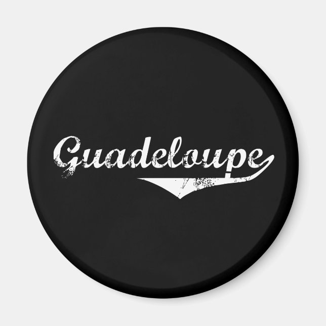 Guadeloupe-Revolution-Stil Magnet (Vorne)
