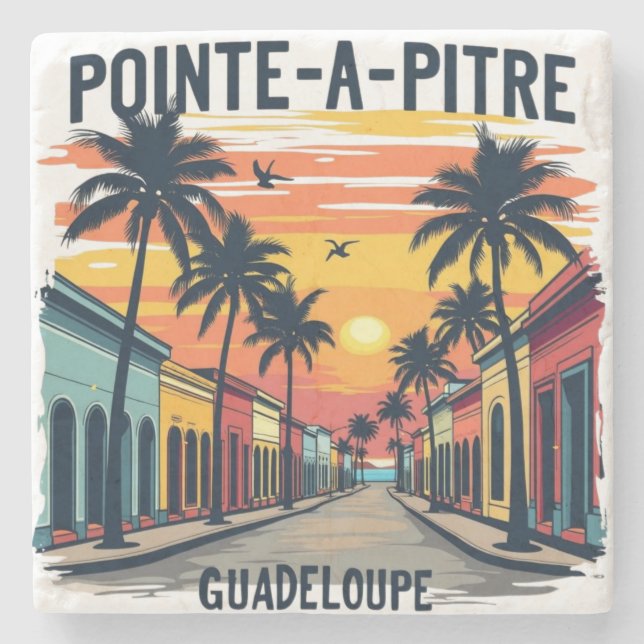 GUADELOUPE STEINUNTERSETZER (Vorderseite)