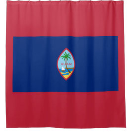 Guam Flag Duschvorhang