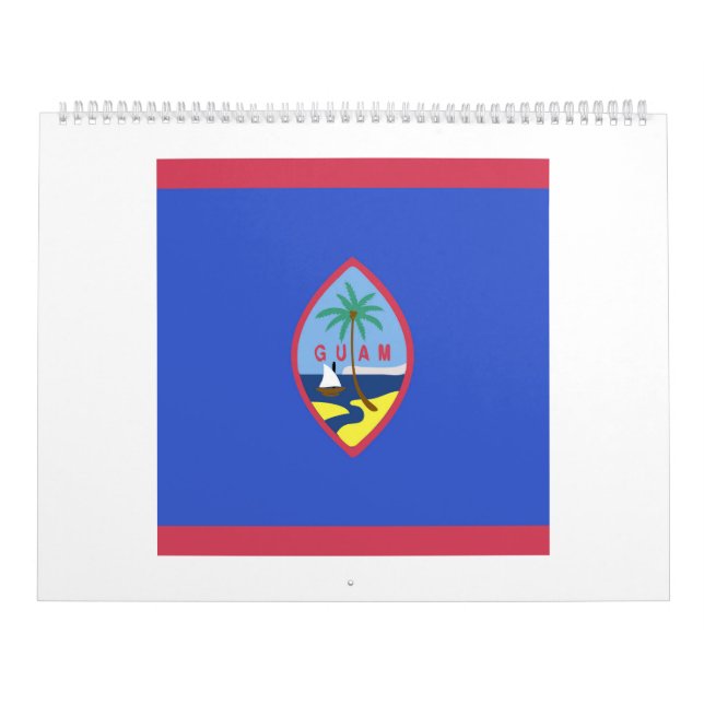 Guam Flag Emblem Kalender (Titelbild)