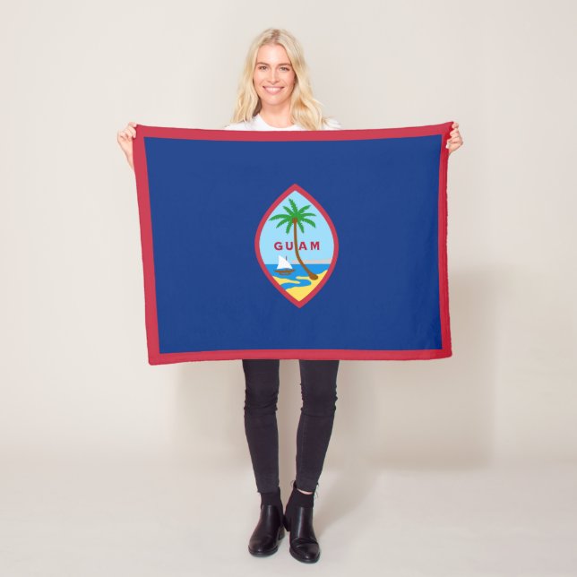 Guam Flag Fleecedecke (Beispiel)