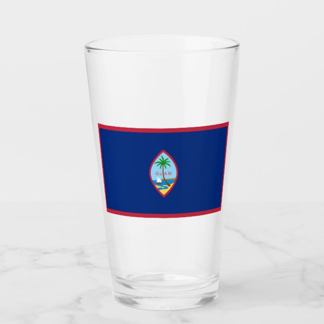 Guam Flag Glas (Vorderseite)
