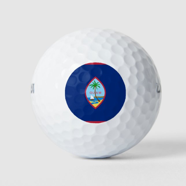 Guam Flag Golfball (Vorderseite)