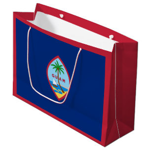 Guam Flag Große Geschenktüte