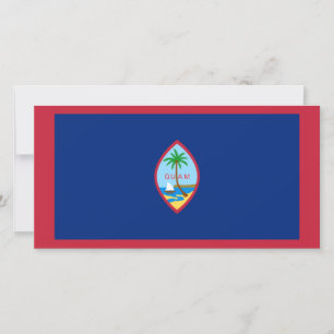 Guam Flag Karte