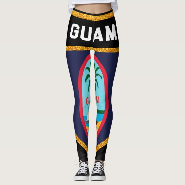 Guam Flag Leggings (Vorderseite)