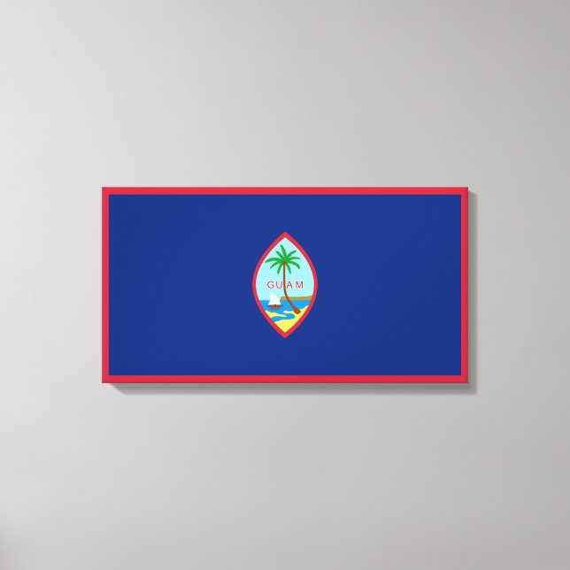 Guam Flag Leinwanddruck (Vorderseite)
