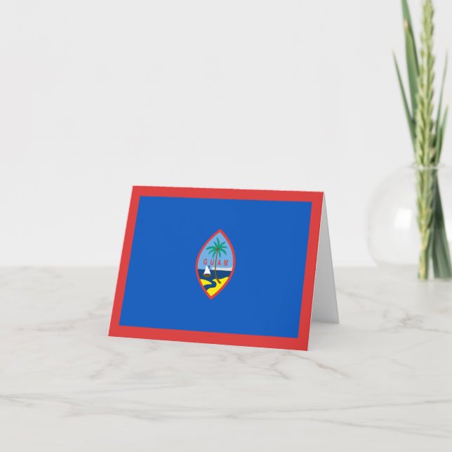 Guam Flag Notecard Karte (Vorderseite)