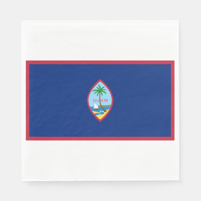Guam Flag Serviette (Vorderseite)