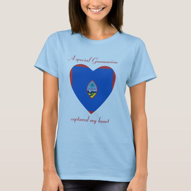Guam Flag Sweetheart T - Shirt (Vorderseite)