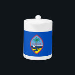 Guam Flag Teapot<br><div class="desc">Brew deinen Lieblings-Tee mit Stolz mit unserem Teekessel mit der Flagge von Guam! Diese elegante und funktionale Teekanne serviert nicht nur Ihren Tee perfekt, sondern zeigt stolz auch die lebhaften Farben der berühmten Flagge Guams. Dieser Teekessel aus hochwertigen Materialien ist für Beständigkeit und Stil konzipiert und eignet sich somit ideal...</div>