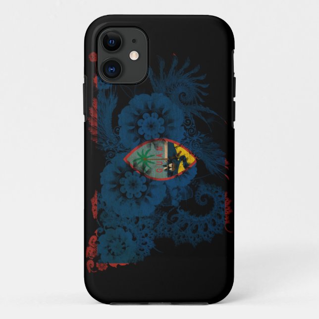 Guam-Flagge Case-Mate iPhone Hülle (Rückseite)