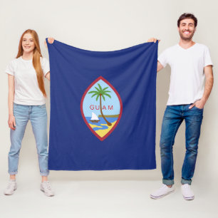 Guam-Flagge Fleecedecke