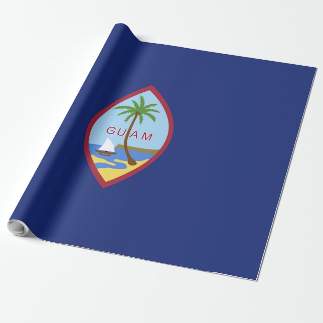 Guam-Flagge Geschenkpapier (Ungerollt)