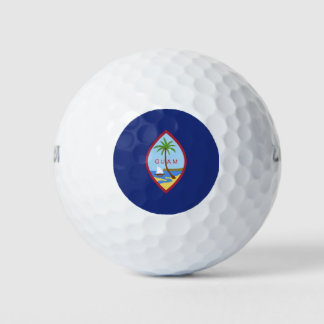 Guam-Flagge Golfball