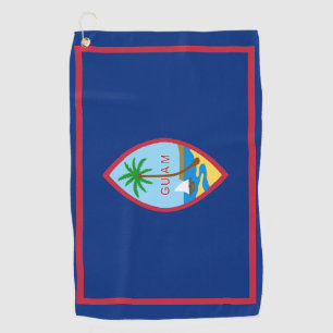 Guam-Flagge Golfhandtuch