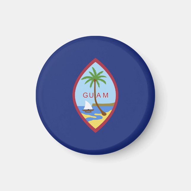 Guam-Flagge Magnet (Vorne)