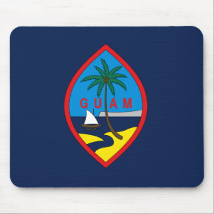 Guam-Flagge Mousepad