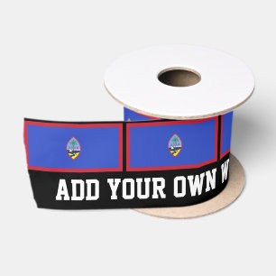 Guam-Flagge Satinband