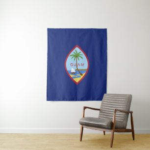 Guam-Flagge Wandteppich