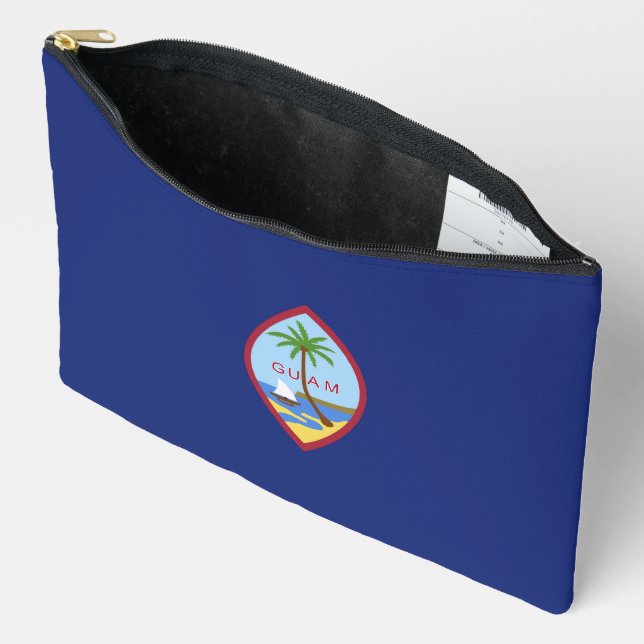 Guam-Flagge Zubehörtasche (Offen)