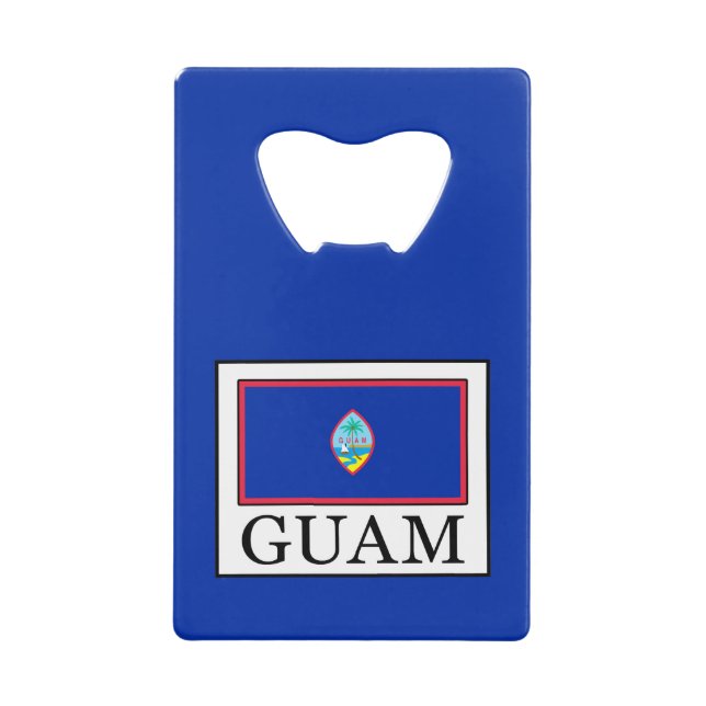 Guam Kreditkarten Flaschenöffner (Vorderseite)