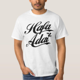 GUAM LASSEN 671 Hafa Adai - schwarzer Schriftart T-Shirt