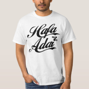 GUAM LASSEN 671 Hafa Adai - schwarzer Schriftart T-Shirt