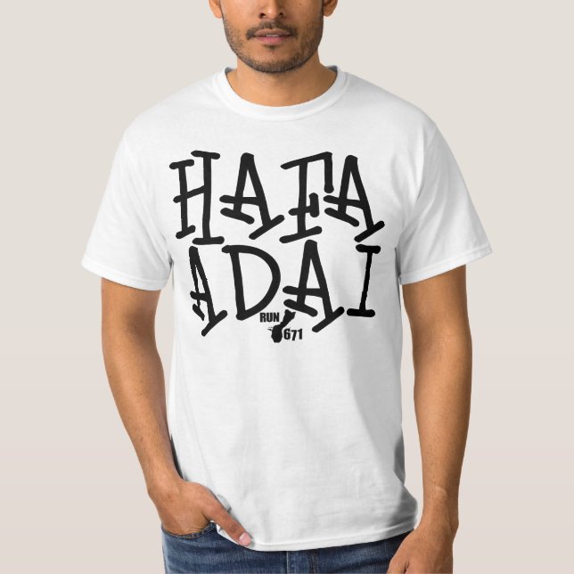 GUAM LASSEN 671 Hafa Adai weltweit - das Schwarze T-Shirt (Vorderseite)