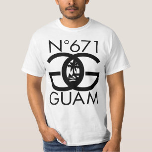 GUAM LASSEN das 671 Zahl-Siegel laufen T-Shirt