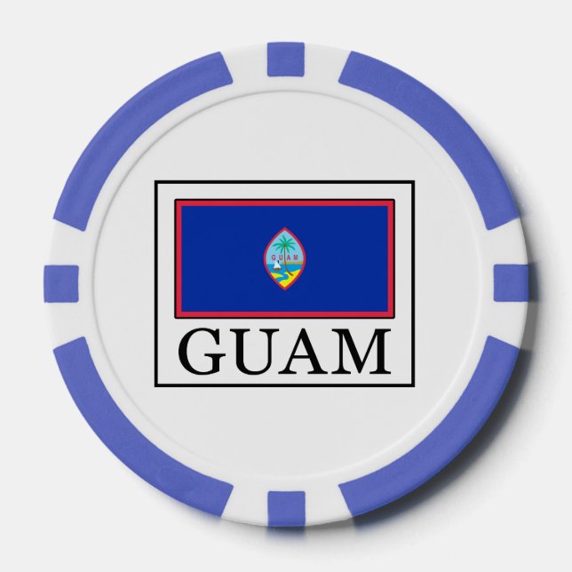 Guam Pokerchips (Vorderseite)