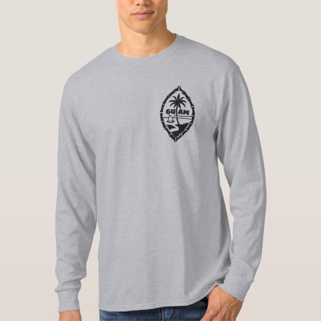 Guam-Siegel---Bambus---Redigiert T-Shirt (Vorderseite)