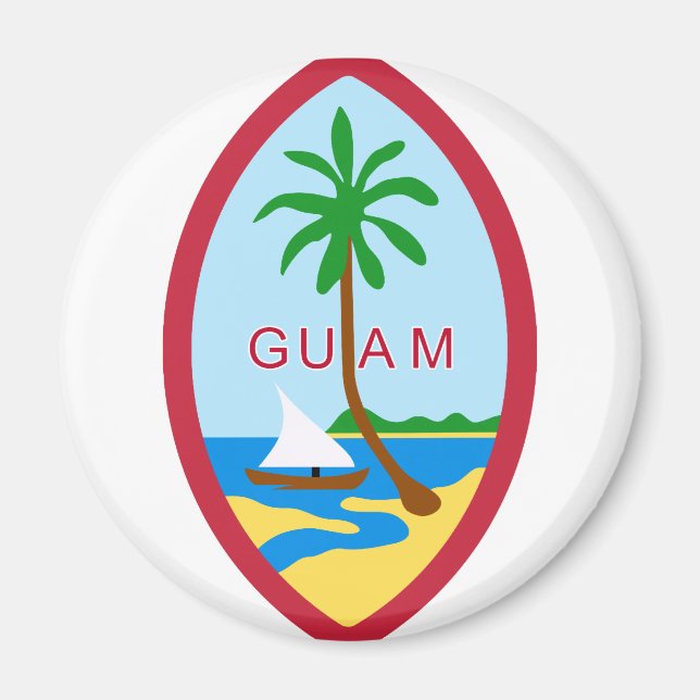 Guam Siegel GU Magnet (Vorne)