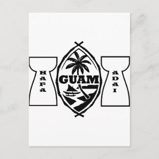 Guam-Siegel mit Latstein Postkarte