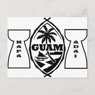 Guam-Siegel mit Latstein Postkarte