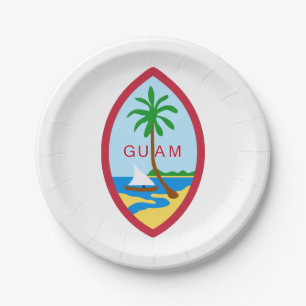 Guam-Siegel Pappteller