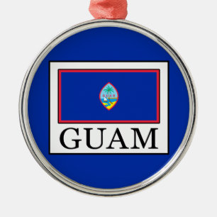 Guam Silbernes Ornament