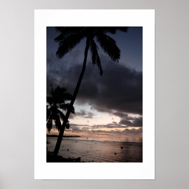 Guam-Sonnenuntergang Poster (Vorne)