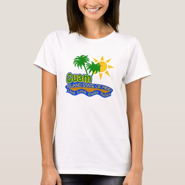 Guam-Staat des SinnesShirts - wählen Sie Art u. T-Shirt (Vorderseite)
