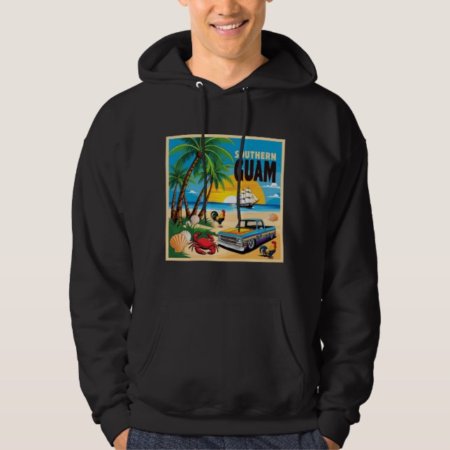 Guam Südpazifikinsel Mikronesien Hoodie (Vorderseite)