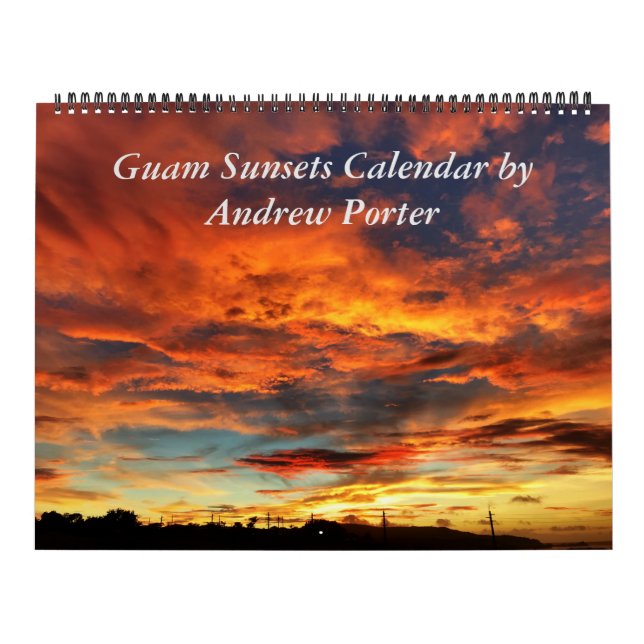 Guam Sunsets 12 Monate Kalender (Titelbild)